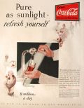 1928 Vintage Coke Coca Cola Ad ~ Pure as Sunlight