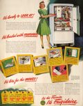 1940 Vintage Frigidaire Refrigerator Ad ~ Lovely to Look At