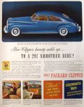 1942 Packard Clipper Ad ~ Special Club Sedan