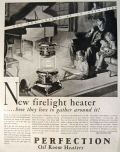 1928 Perfection Firelight Oil Heater