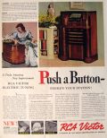 1937 RCA Victor Electric Tuning Radio Ad