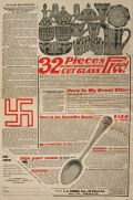 1911 Swastika Spoon & Cut Glass Ad