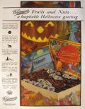 1928 Whitman's Fruit & Nuts Halloween Candy Ad