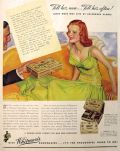 1940 Whitman's Candy Ad ~ McClelland Barclay