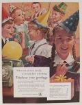 1956 Bell Telephone Ad ~ Kids Birthday Party