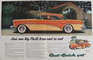 1956 Buick Special Ad ~ Great Orange Color