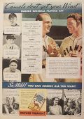 1935 Camel Cigarettes Ad ~ Lou Gehrig, Mel Ott