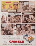 1956 Camel Cigarettes Ad ~ Sgt. Bilko, Phil Silvers