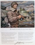 1956 John Hancock Insurance Ad ~ Gen. George S. Patton