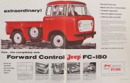 1956 Jeep FC-150 Ad~ Two Pages