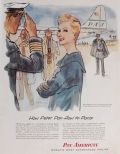 1956 Pan American Airlines Ad ~ Mary Martin/Peter Pan