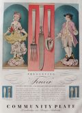 1939 Community Plate Ad ~ Forever Pattern