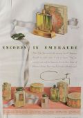 1939 Coty Emeraude Perfume & Toiletries Ad