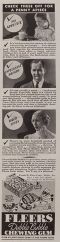 1938 Fleers Dubble Bubble Chewing Gum Ad