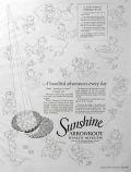 1927 Sunshine Arrowroot Biscuits Ad ~ Baby Doodles