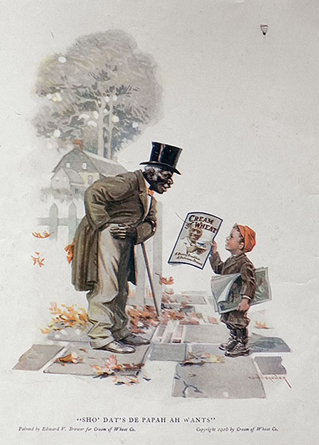 1916 Cream of Wheat Ad ~ Dat's de Papah Ah Wants