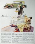 1930 Cadillac La Salle Ad ~ John Gannam