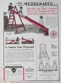 1927 Merremaker Vintage Playground Equipment Ad