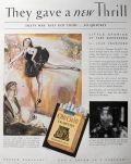 1930 Old Gold CIgarettes Ad ~ Joan Crawford