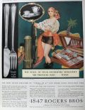 1930 Rogers Bros. Silverware Ad ~ Legacy Pattern