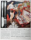 1930 Rogers Bros. Silverware Ad ~ Ambassador Pattern