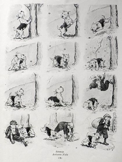 1930 Edwina "Sinbad" Comic Page ~ Autumn Nuts