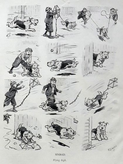 1931 Edwina "Sinbad" Comic Page ~ Flying High