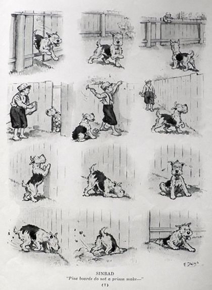 1930 Edwina "Sinbad" Comic Page ~ The Escape