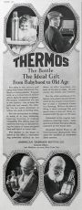 1921 Antique Thermos Bottle & Carafe Ad
