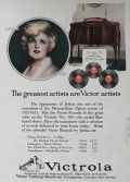 1923 Victor Victrola Ad ~ Maria Jeritza