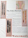 1930 Waterman's Fountain Pen Ad ~ Lady Patricia