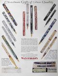 1931 Waterman's Pen & Pencil Ad ~ Patrician