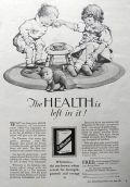 1928 Wheatena Cereal Ad ~ The Health Is Left In It!