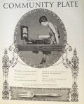 1923 Community Plate Ad ~ Coles Phillips ~ Adam Design