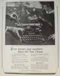 1923 Corona Typewriter Ad ~ 42nd & Broadway Store