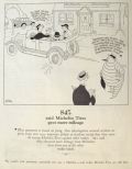1926 Michelin Tires Ad ~ Gluyas Williams Art