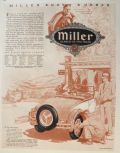 1926 Miller Tires Ad ~ Miller Knows Rubber