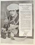 1923 Heinz Pickles Ad ~ Uniformity in Food Preparation