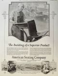 1923 American Seating Company Ad ~ School Desk