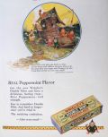 1927 Wrigley's Gum Ad ~ Lady Who Lived in a Shoe