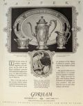 1927 Gorham Sterling Jacobean Coffee Service Ad