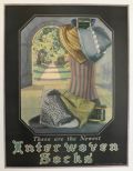1929 Interwoven Socks Ad ~ The Newest
