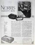 1923 Norris Chocolates Ad ~ Chocolate Sirron