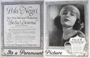 1923 Movie Ad ~ Bella Donna ~ Pola Negri