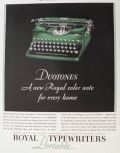 1929 Royal Typewriter Ad ~ Duotones