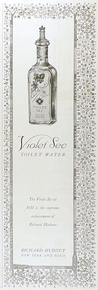 1914 Richard Hudnut Violet Sec Toilet Water Ad