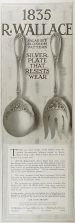 1909 Wallace Silverplate Ad ~ Blossom Pattern