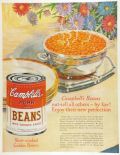 1929 Campbell's Port & Beans Ad ~ Outsells All Others