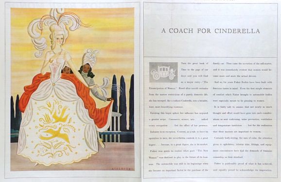 1932 Body By Fisher Ad ~ A Coach for Cinderella