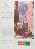 1929 Coca Cola Coke Ad ~ Bright Angel Trail Grand Canyon